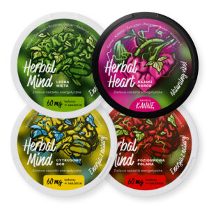 Zestaw wszystkie smaki HerbalMind, Herbal Heart, Adaptogeny