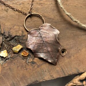 bizuteria miedziana, naszyjnik, boho, talizman - zdjecie główne