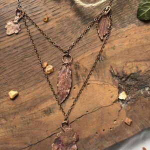 miedziany naszyjnik, boho, talizman - zdjecie główne